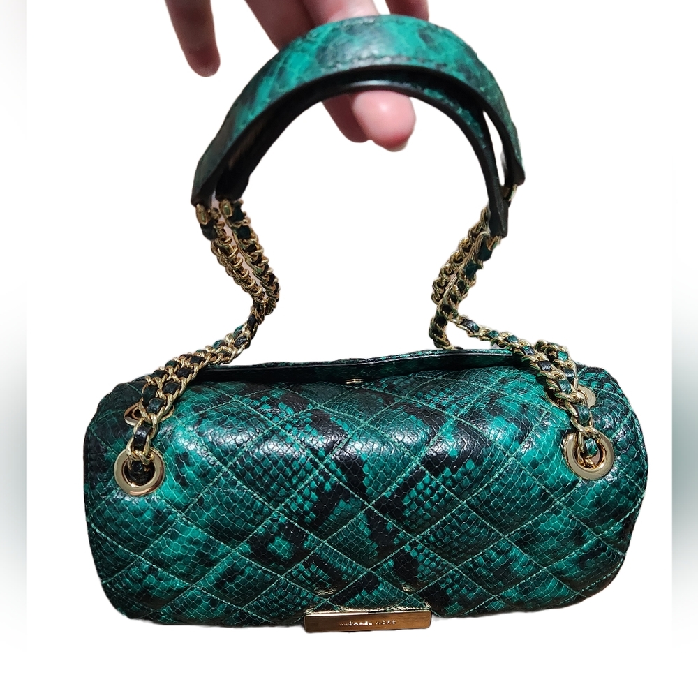Michael Kors Green Snake Crossbody - Picture 5 of 15
